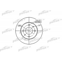 PBD4019 PATRON Гальмівний диск