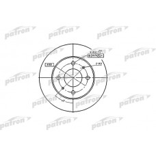PBD4019 PATRON Гальмівний диск