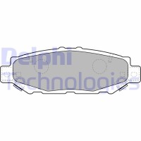 LP1508 DELPHI Комплект гальмівних колодок дисковий гальм