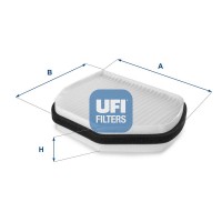 53.007.00 UFI Фільтр повітря у внутрішньому просторі