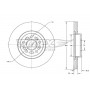 TX 73-19 TOMEX Brakes Гальмівний диск
