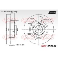 857082 MAXTECH Гальмівний диск