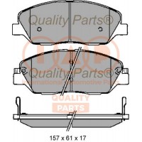 704-07088 IAP QUALITY PARTS Комплект гальмівних колодок дисковий гальм