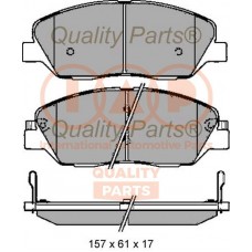 704-07088 IAP QUALITY PARTS Комплект гальмівних колодок дисковий гальм