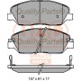 704-07088 IAP QUALITY PARTS Комплект гальмівних колодок дисковий гальм