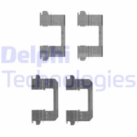 LX0530 DELPHI Комплектуючі колодки дискового гальма