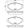8DB 355 018-731 HELLA PAGID Комплект гальмівних колодок дисковий гальм