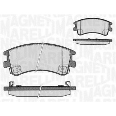 363916060295 MAGNETI MARELLI Комплект гальмівних колодок дисковий гальм