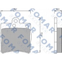 FO 653581 FOMAR Friction КомплеК т гальмівних колодок, дискове гальмо