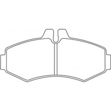 FP1221 FIT Комплект гальмівних колодок дисковий гальм