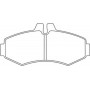 FP1221 FIT Комплект гальмівних колодок дисковий гальм