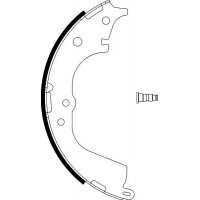 8DB 355 002-181 HELLA PAGID Комплект гальмівних колодок