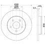 DP-0301 JAPANPARTS Гальмівний диск