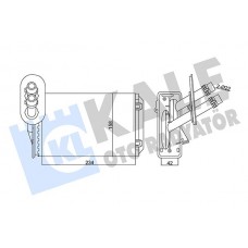 346255 KALE OTO RADYATÖR Теплообмінник обігрів салону