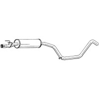 285-029 BOSAL Середній глушник вихлопних газів
