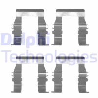 LX0171 DELPHI Комплектуючі колодки дискового гальма