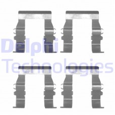 LX0171 DELPHI Комплектуючі колодки дискового гальма
