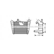 SAA4020 AVA QUALITY COOLING Интеркулер