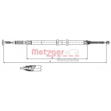 491.12 METZGER Тросик, cтояночный тормоз
