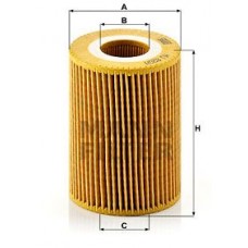 HU 820/1 y MANN-FILTER Масляний фільтр