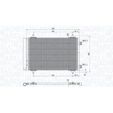 350203710000 MAGNETI MARELLI Конденсатор кондиціонера