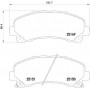 P 34 007 BREMBO Комплект гальмівних колодок дисковий гальм