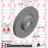 150.2950.20 ZIMMERMANN Гальмівний диск
