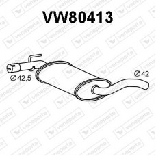 VW80413 VENEPORTE Предглушник вихлопних газів
