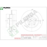 5484 PILENGA Гальмівний диск