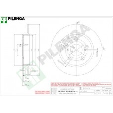 5484 PILENGA Гальмівний диск