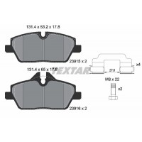 2391503 TEXTAR Комплект гальмівних колодок дисковий гальм