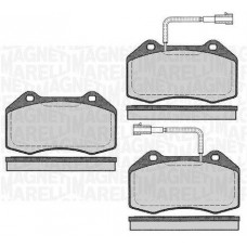 363916060591 MAGNETI MARELLI Комплект гальмівних колодок дисковий гальм