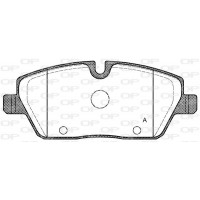 BPA1131.00 OPEN PARTS Комплект гальмівних колодок дисковий гальм