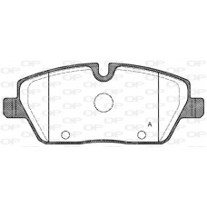 BPA1131.00 OPEN PARTS Комплект гальмівних колодок дисковий гальм