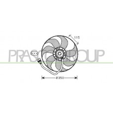 AD200F008 PRASCO Вентилятор охолодження двигуна