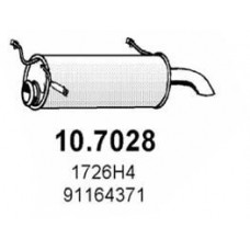 10.7028 ASSO Глушник вихлопних газів кінцевий