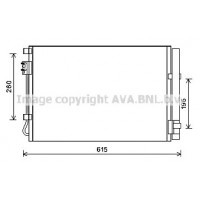 HY5269D AVA QUALITY COOLING Конденсатор кондиціонера