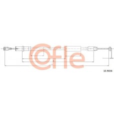 10.9836 COFLE Тросик, cтояночный тормоз