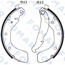 FO 0564 FOMAR Friction Комплект гальмівних колодок