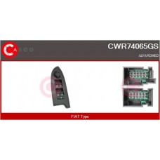 CWR74065GS CASCO Вимикач склопідйомник