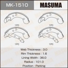 MK-1510 MASUMA Комплект гальмівних колодок