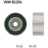 VKM 81204 SKF Паразитный / Ведущий ролик, Зубчастий ремінь