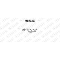 ME50227 VENEPORTE Середній глушник вихлопних газів