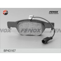 BP43167 FENOX Комплект гальмівних колодок дисковий гальм