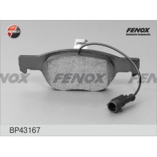 BP43167 FENOX Комплект гальмівних колодок дисковий гальм