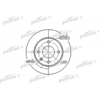 PBD1650 PATRON Гальмівний диск