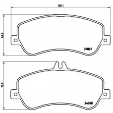 FK20121 KAISHIN Комплект гальмівних колодок дисковий гальм