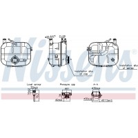 996243 NISSENS Компенсаційний бак охолоджувальна рідина