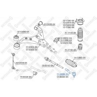 51-04904-SX STELLOX Наконечник поперечної кермової тяги