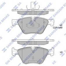 SP1699 Hi-Q Комплект гальмівних колодок дисковий гальм